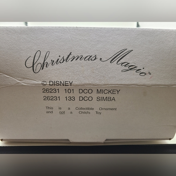 Mickey with Lights, Bambi and Simba Disney Ornament Bundle - Picture 10 of 10